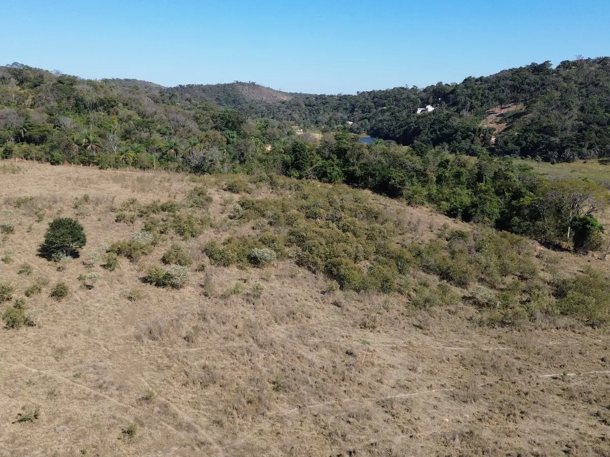 Encosta com mata nativa na fazenda de Esmeraldas